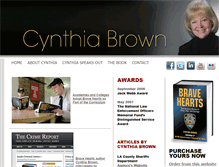 Tablet Screenshot of cynthiabrown.net